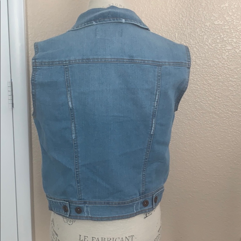 DENIM VEST - Picture 3 of 5